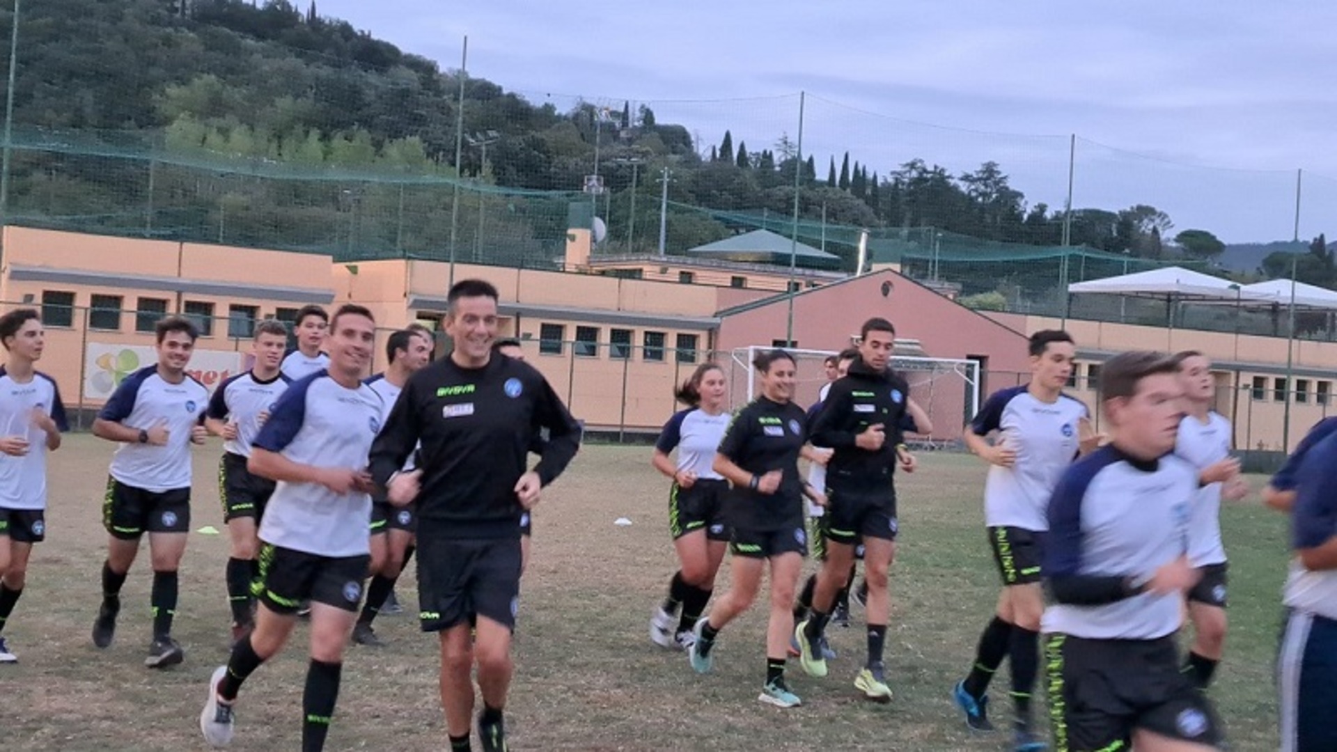 6. Rapuano durante lallenamento